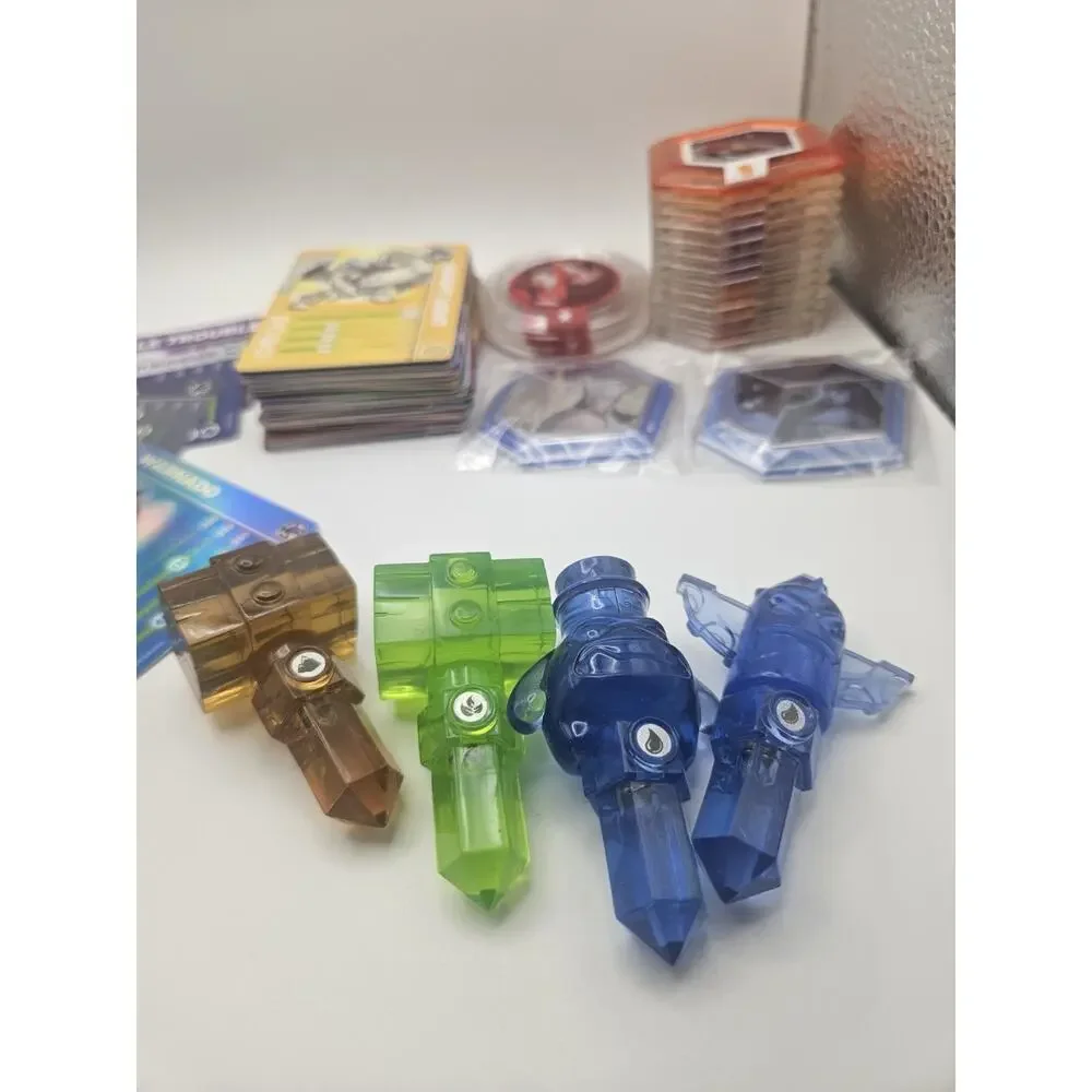 Skylanders Any Portal 60 Cards Figures w/stickers 3 Games 4 Posters Portal Lot